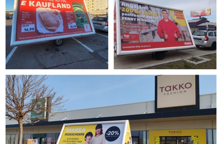 Campaniile OOH Mobile (MOOH) – O Soluție Eficientă pentru Promovarea Proximității în Retail